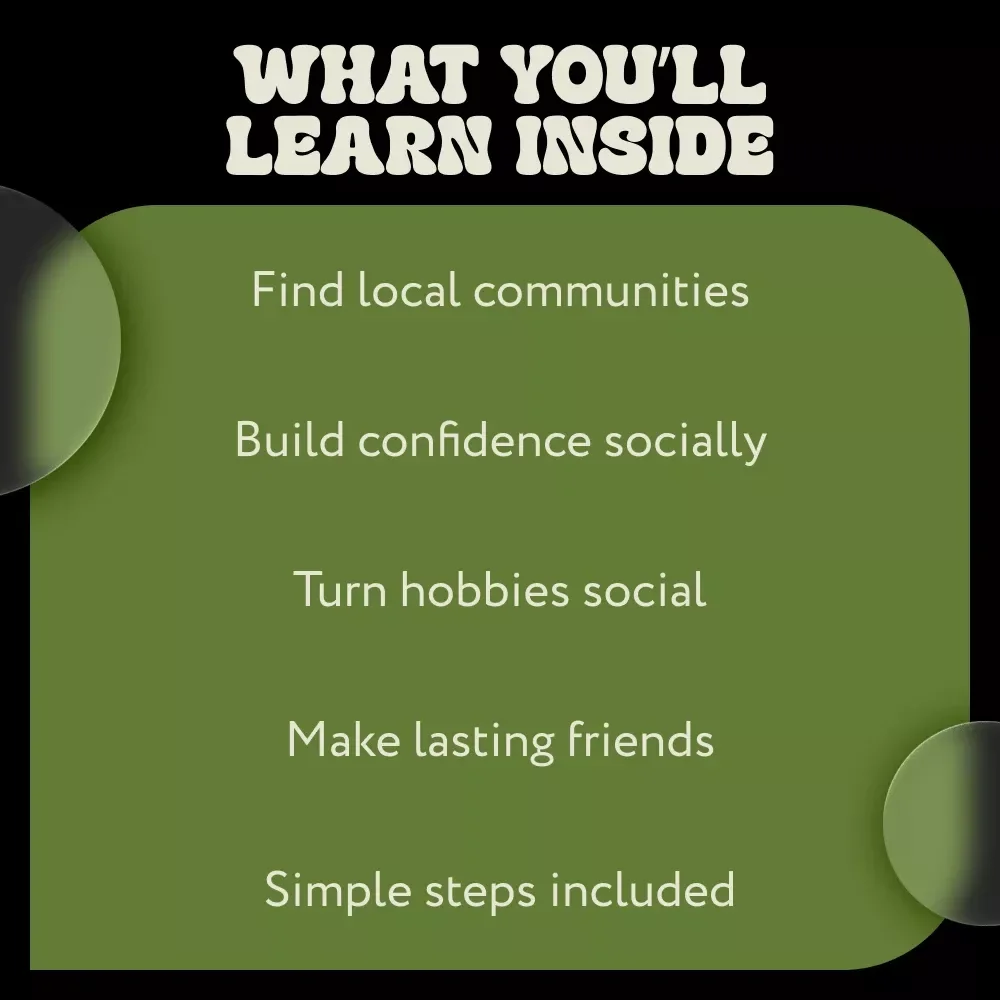 Making Friends Through Fun Hobbies | Digital Guide to Hobbies That Help Make Friends | Social Skills & Community Building Download
