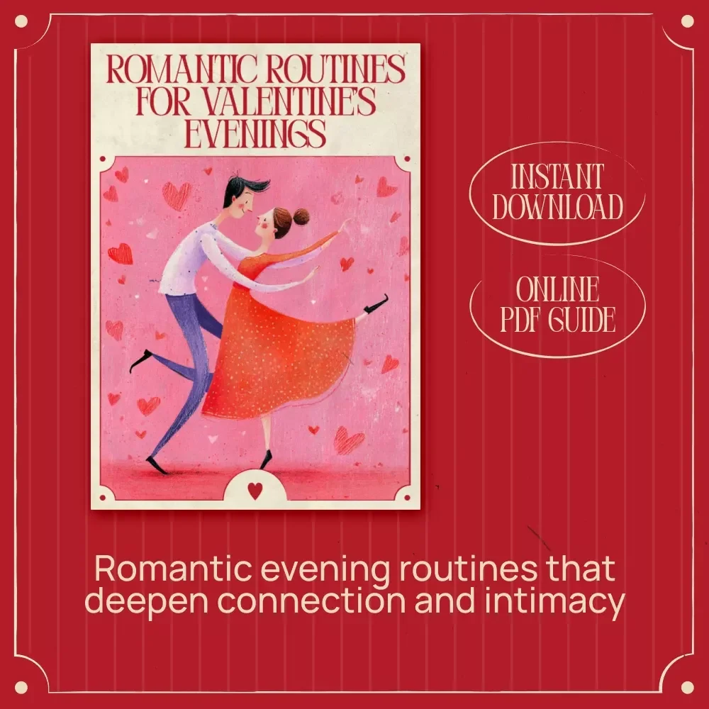 Romantic Routines for Valentine’s Evenings – A Cozy Couple Night Guide, Digital Download for Love Rituals, Connection, and Meaningful Valentine’s Evenings