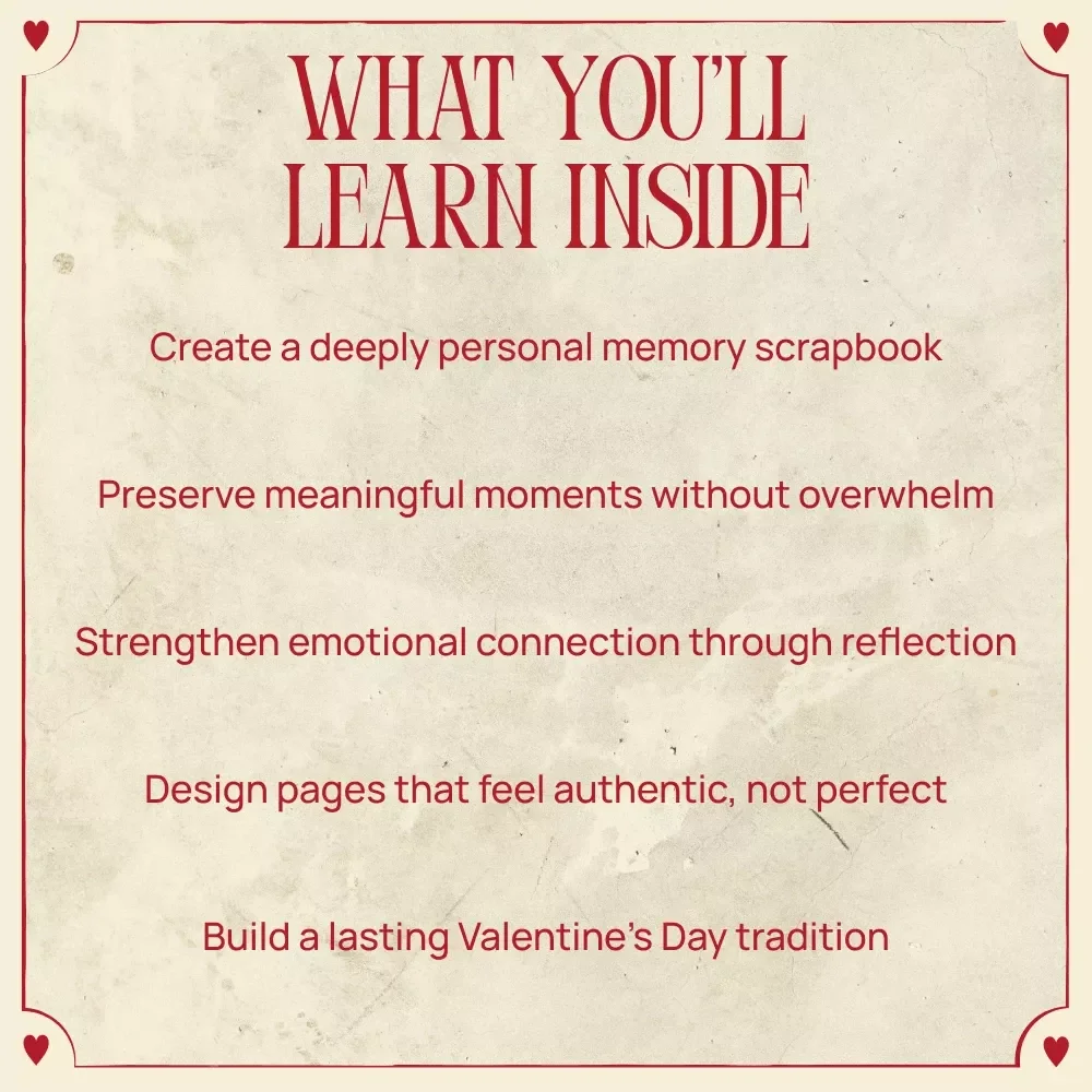 Love Stories We Keep – A Valentine’s Day Memory Lane Scrapbook eBook to Turn Your Relationship Into a Lasting Love Story