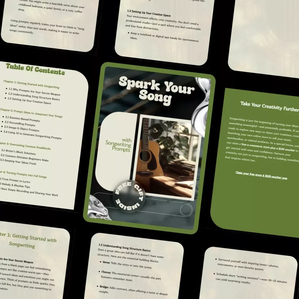 Spark Your Song with Songwriting Prompts | Beginner-Friendly Guide with Songwriting Prompts for Beginners