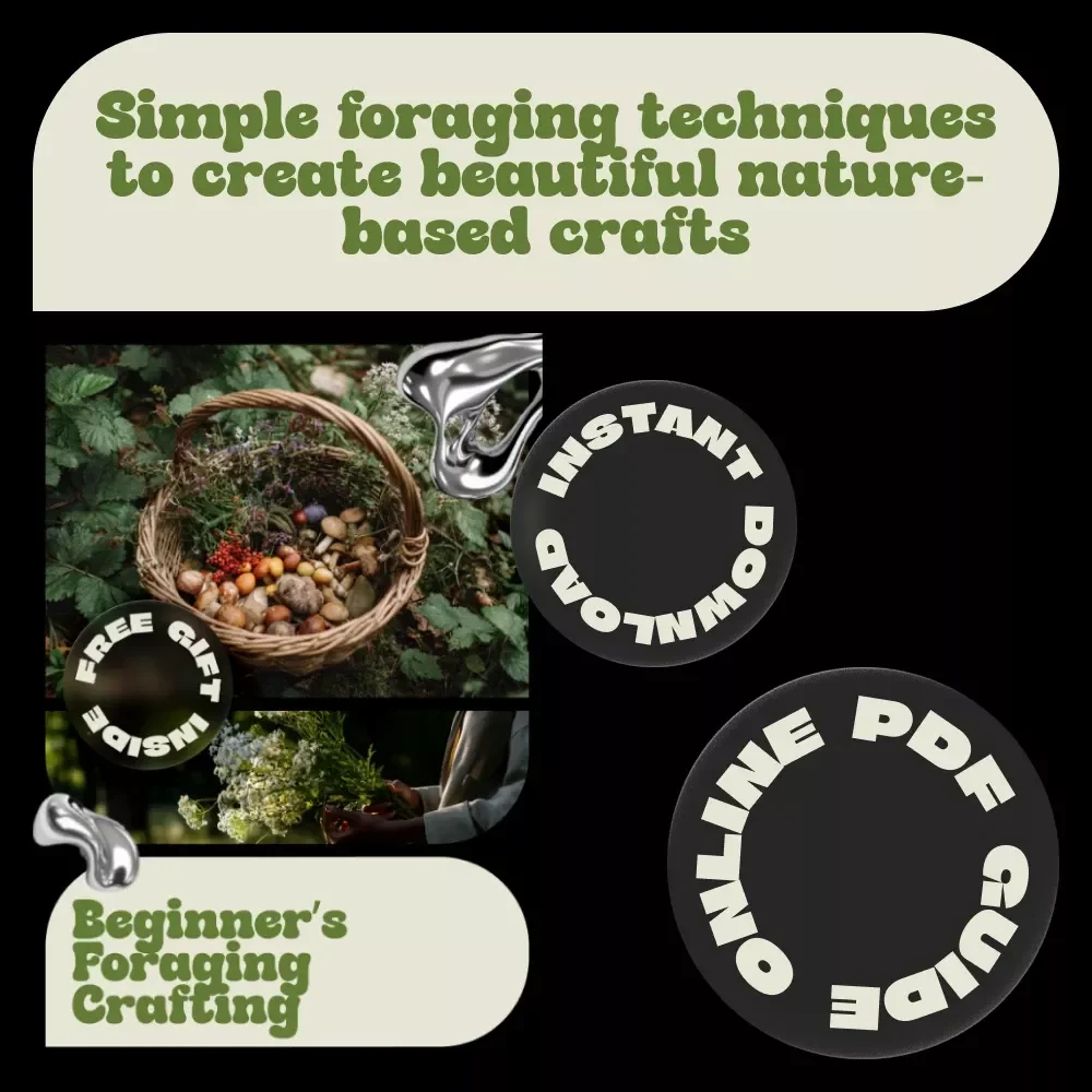 Beginner’s Foraging Crafting – A Practical Foraging Craft Beginners Guide for Nature-Inspired DIY Projects