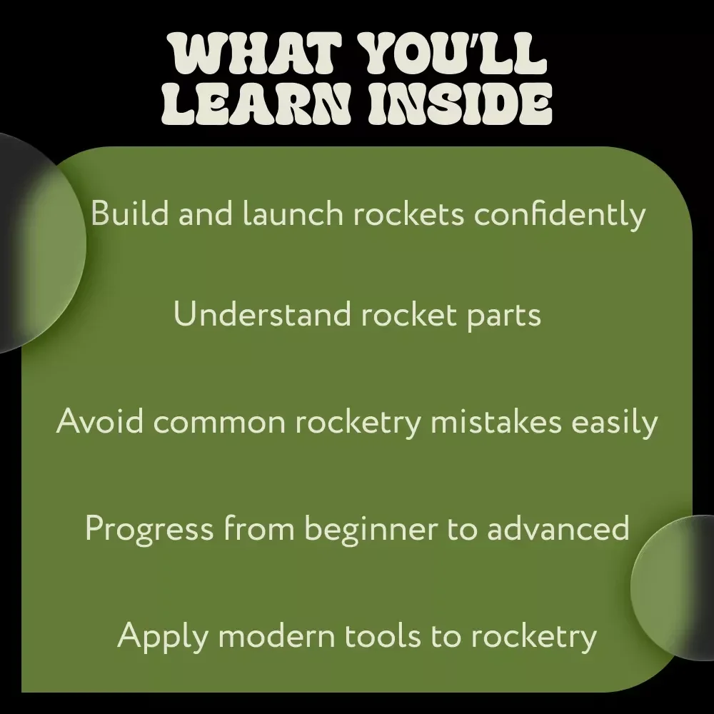Rocket Science at Home – Beginner to Advanced Model Rocketry Guide | DIY Model Rockets, Safe Launching, Troubleshooting & AI Tools eBook