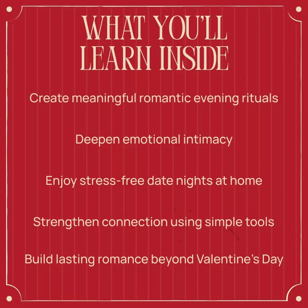 Romantic Routines for Valentine’s Evenings – A Cozy Couple Night Guide, Digital Download for Love Rituals, Connection, and Meaningful Valentine’s Evenings