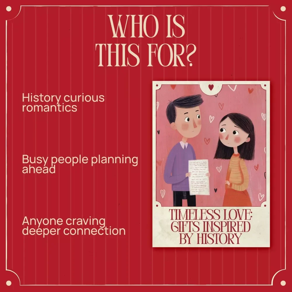 Timeless Love: Gifts Inspired by History – A Romantic Guide to Valentine’s Day Gift Ideas Inspired by History, Meaningful Keepsakes & Personalized Love Stories