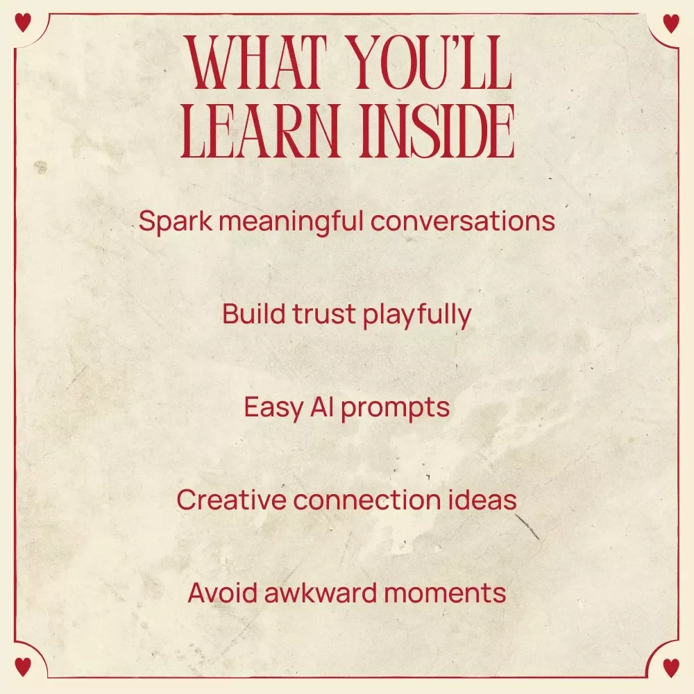 Fun Facts & Heart-to-Heart Discoveries – AI Conversation Guide to Generate a List of Fun Facts to Learn About Each Other, Digital Relationship Icebreaker