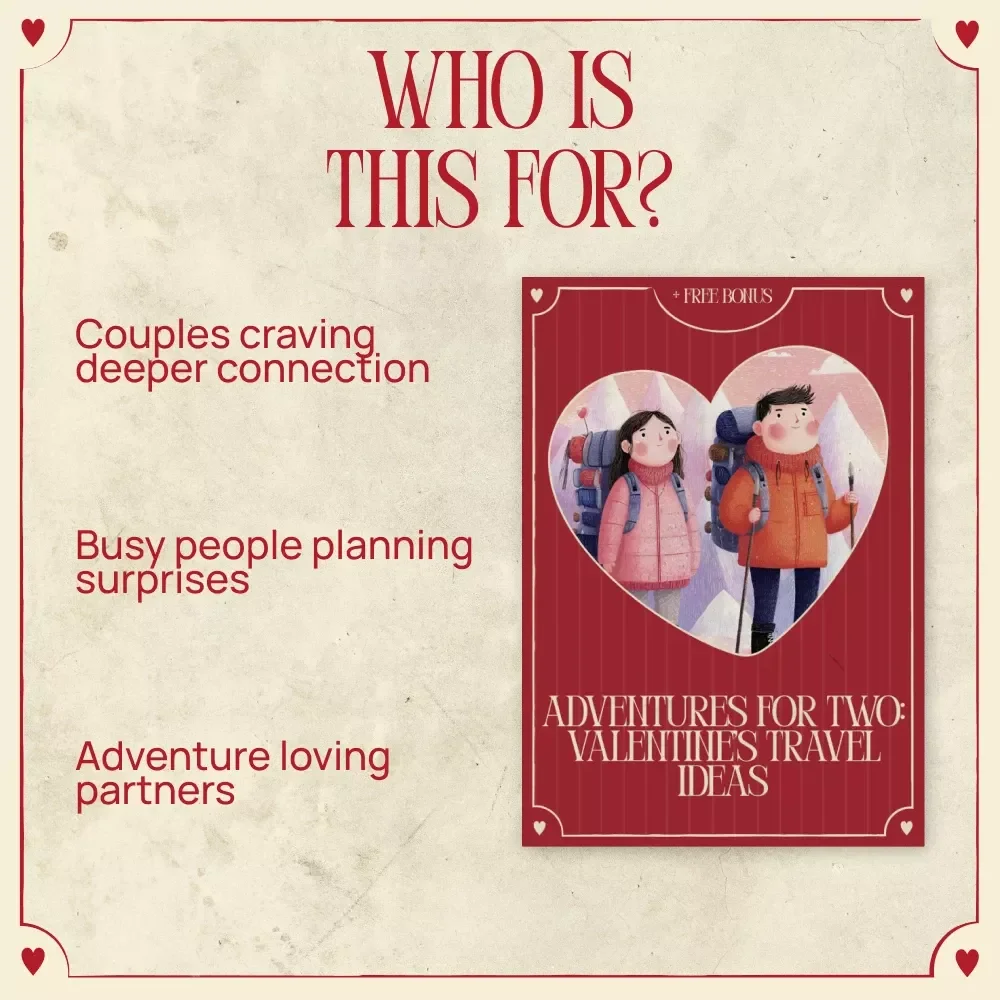 Adventures for Two: Valentine’s Travel Ideas – Romantic Getaway eBook & Travel Experience Gift Ideas Guide for Couples