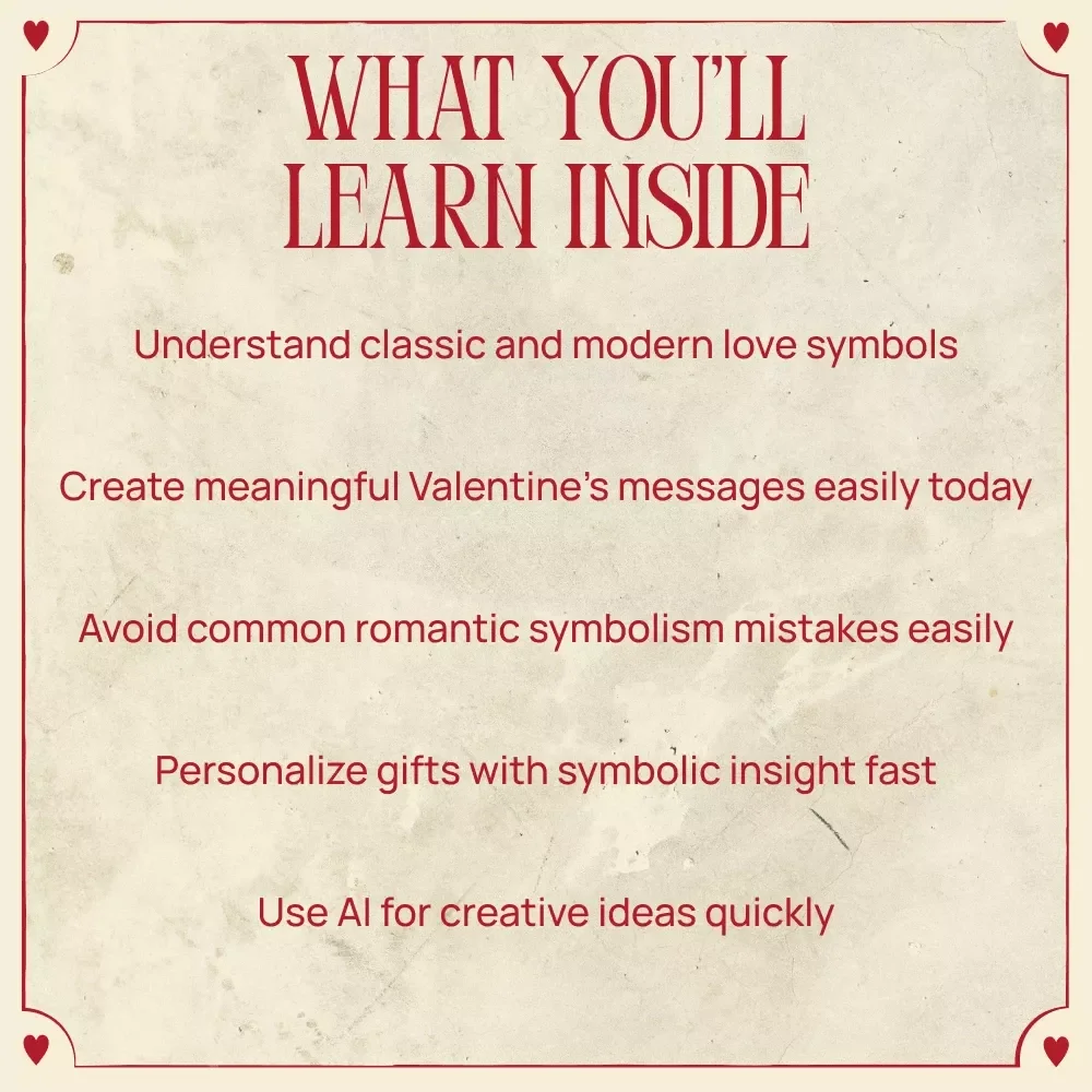 Express Love: Understanding Valentine’s Day Symbols – A Romantic Guide to Valentine’s Day Symbols and Why They Matter for Meaningful, Modern Celebrations