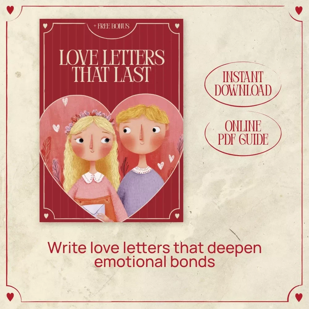 Love Letters That Last – Ebook Guide to Writing Personalized Love Letters to Strengthen Bonds, Emotional Connection, Trust & Lasting Romance