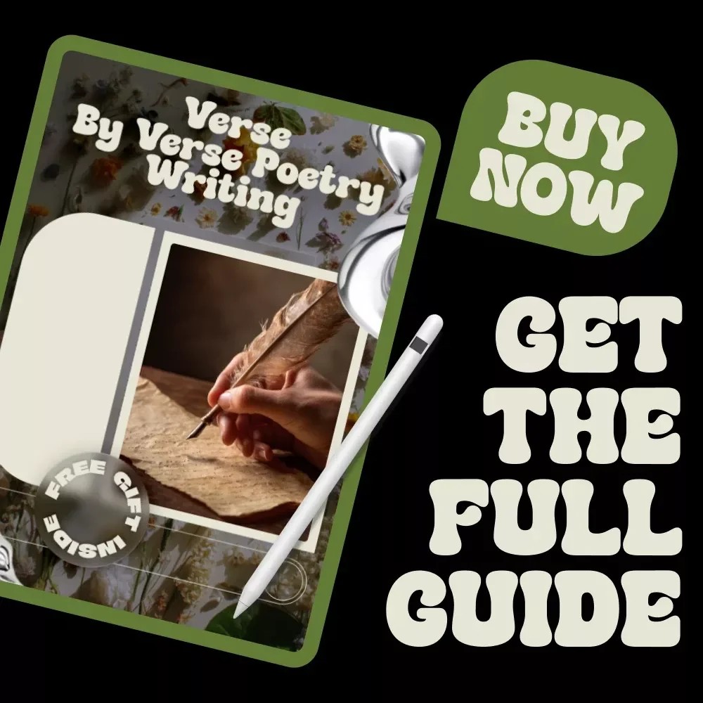 Verse by Verse Poetry Writing Ebook – A Beginner-Friendly Guide on how to take up poetry writing, Creative Expression, Poetic Forms & Daily Inspiration