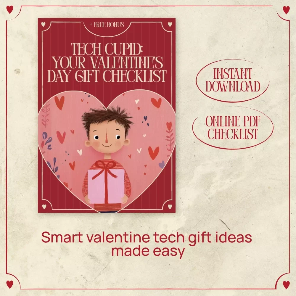 Tech Cupid: Your Valentine’s Day Gift Checklist | Valentine’s Day Tech Gift Ideas Digital Download | Smart Gadgets Gift Guide for Him & Her
