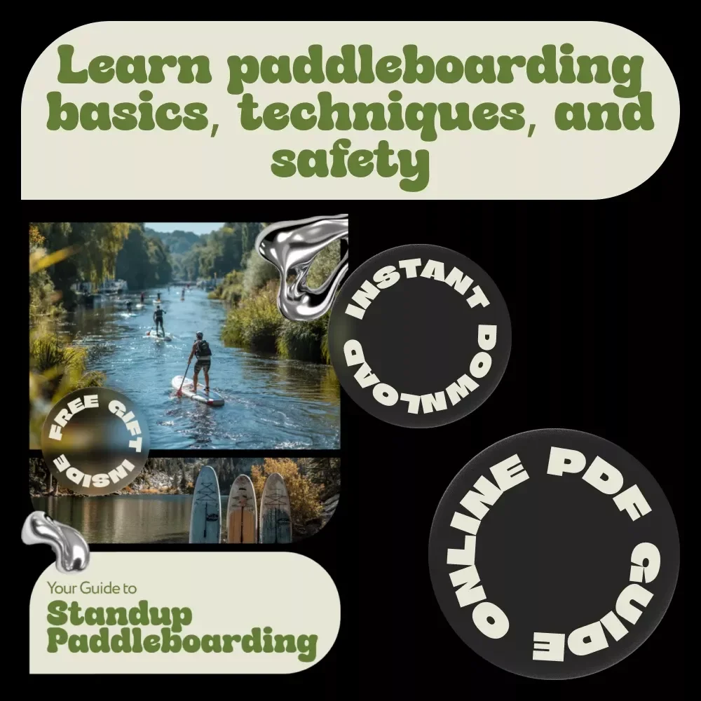 Your Guide to Standup Paddleboarding | Beginner to Advanced Standup Paddleboarding Guide, SUP Techniques, Safety Tips, Paddleboarding Skills, Digital Download eBook