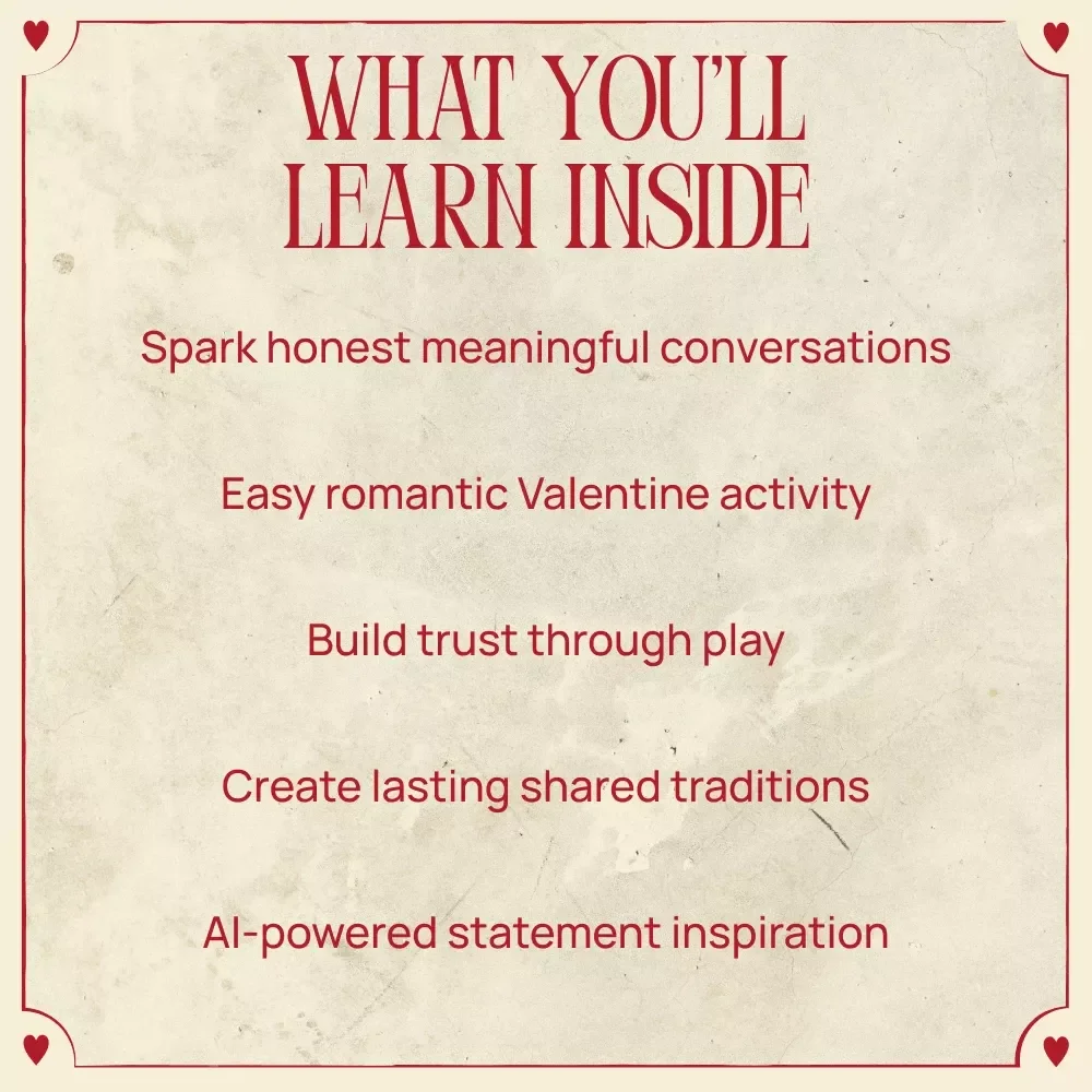 Two Truths One Lie for a Valentine’s Night – Romantic Couple Game Guide | Digital Download