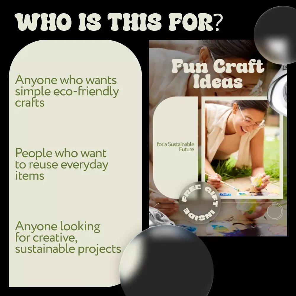 Fun Craft Ideas for a Sustainable Future | Creative Upcycling Craft Ideas to Try | Eco-Friendly DIY eBook Download