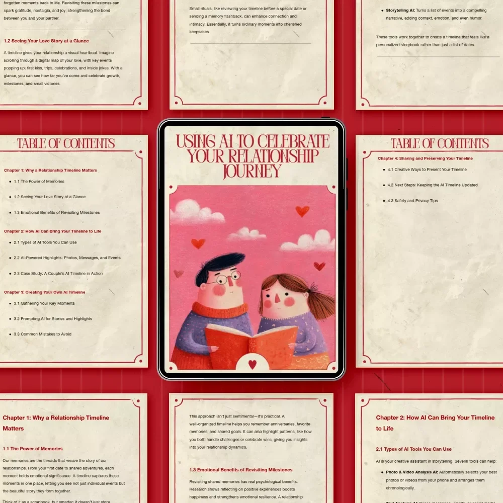 Using AI to Celebrate Your Relationship Journey – A Practical Guide to AI That Creates a Timeline of Your Relationship Highlights, Memories, Milestones & Love Stories