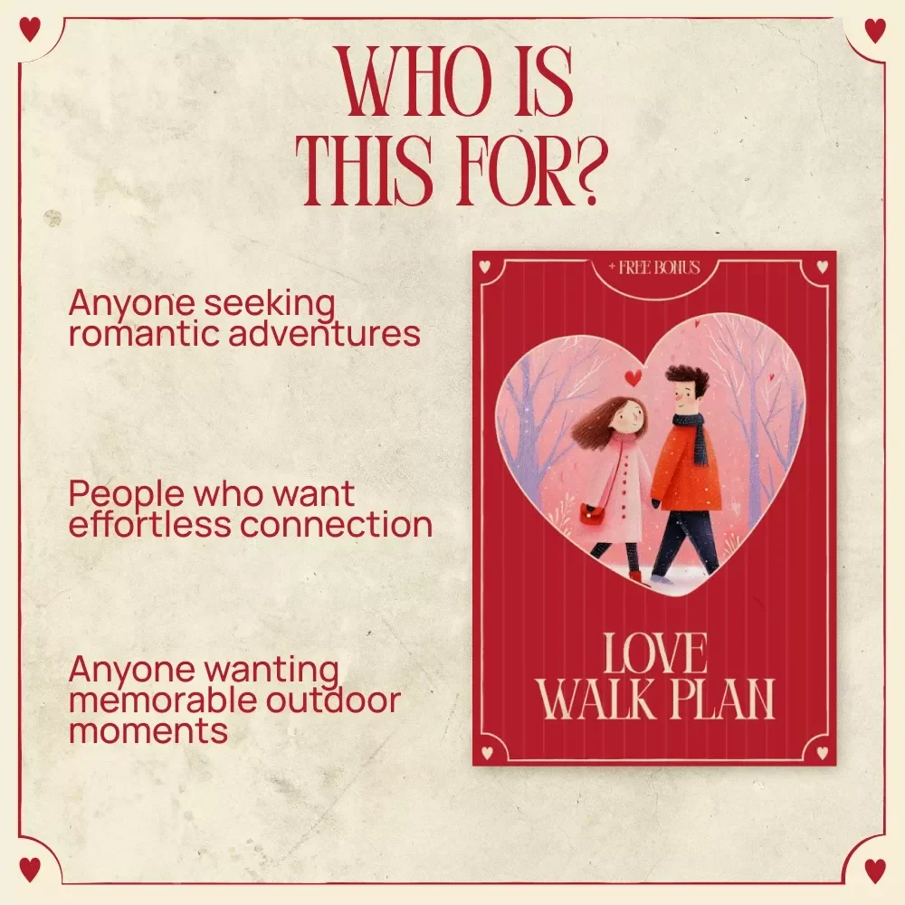 Love Walk Plan: Nature Walk for Valentine’s Checklist, Romantic Outdoor Date Guide, eBook for Couples’ Adventure