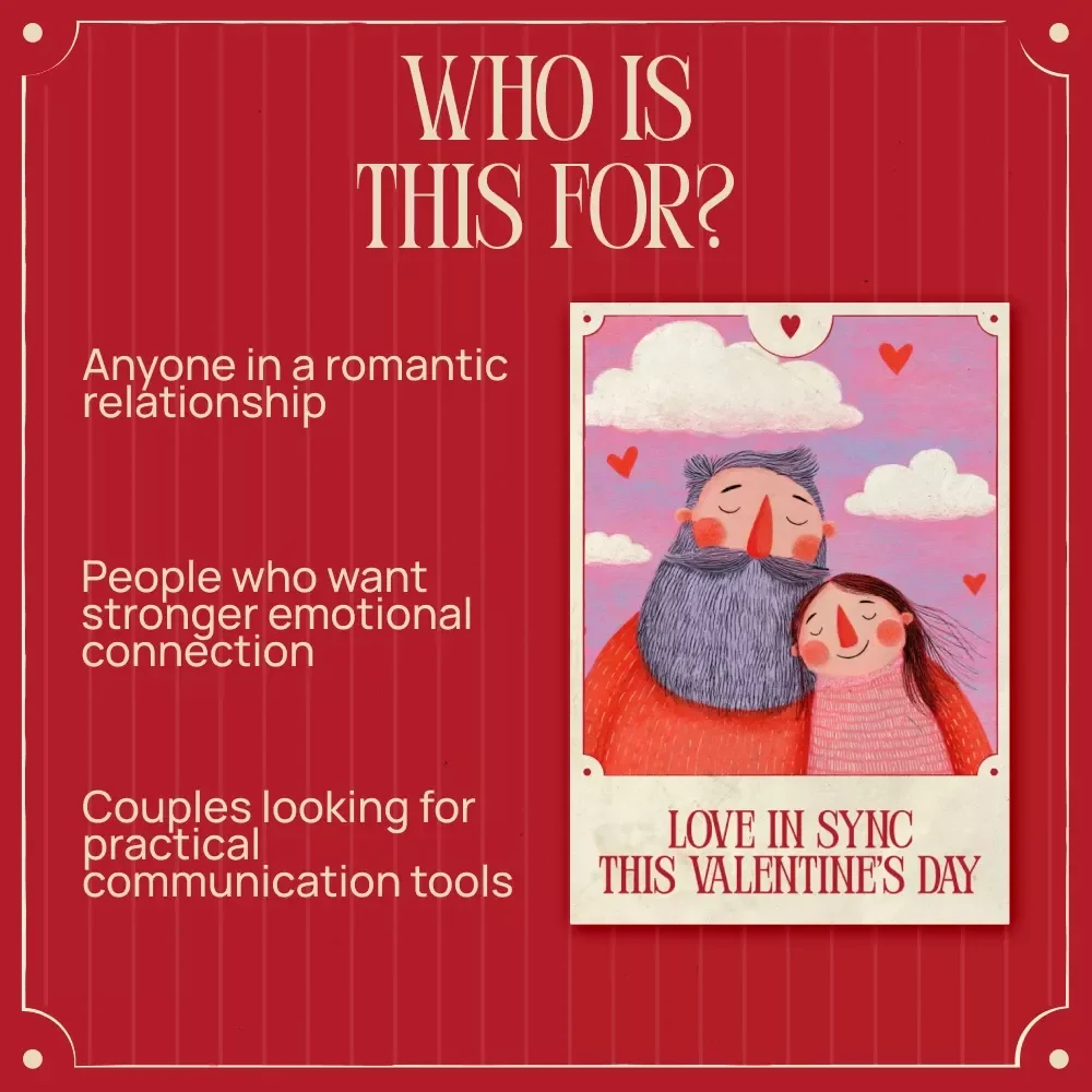 Love in Sync This Valentine’s Day – Couples Mood Tracker, Emotional Awareness Guide, eBook for Better Communication & Relationship Connection