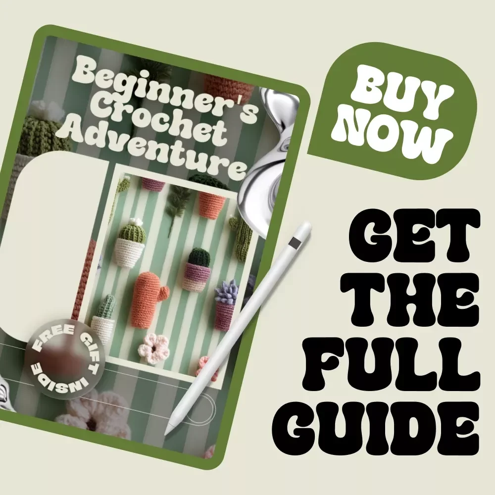 Beginner's Crochet Adventure | Crochet Guide for Beginners, Step-by-Step Crochet eBook, Learn to Crochet Basics, Digital Download