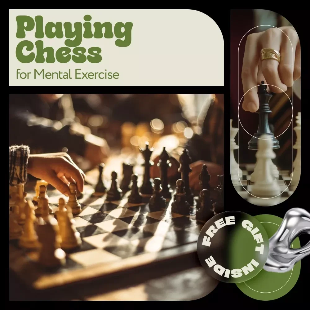 Playing Chess for Mental Exercise – A Beginner-Friendly eBook Guide on How to Start Playing Chess for Mental Exercise, Brain Training, Focus & Strategic Thinking