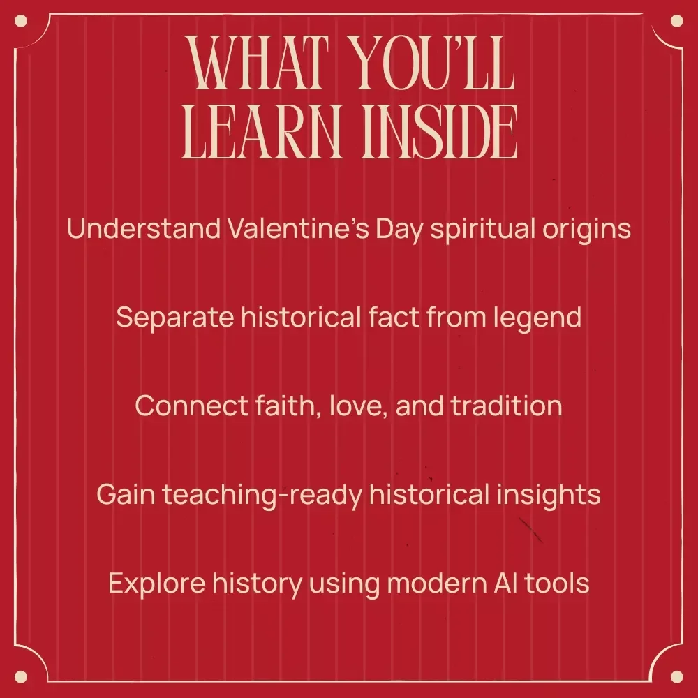 Sacred Love: The Origins of Valentine’s Day – Ebook Exploring the Religious Roots of Valentine’s Day, Christian History & Faith-Based Love Traditions