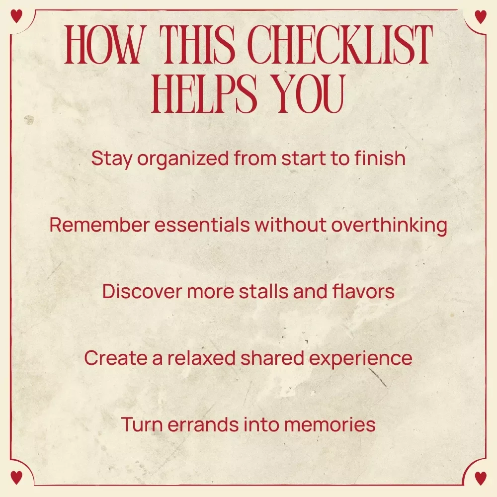 Farm Market Date Checklist | Visit a Local Farm Market Date Planner for Couples, Romantic Market Stroll, Printable Digital Checklist
