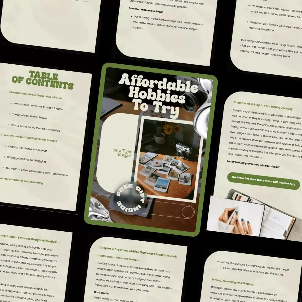 Affordable Hobbies to Try on a Tight Budget | Practical Guide to Finding What Suits Small Budget Lifestyles | Digital Download