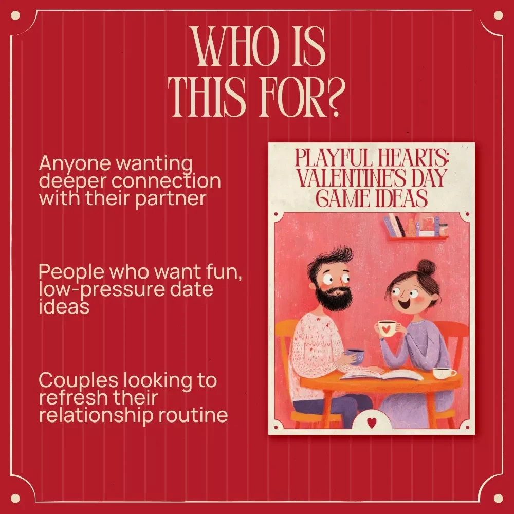 Playful Hearts: Valentine’s Day Game Ideas – Romantic & Fun Couples Game Night Guide | Digital Download for Connection, Love & Laughter