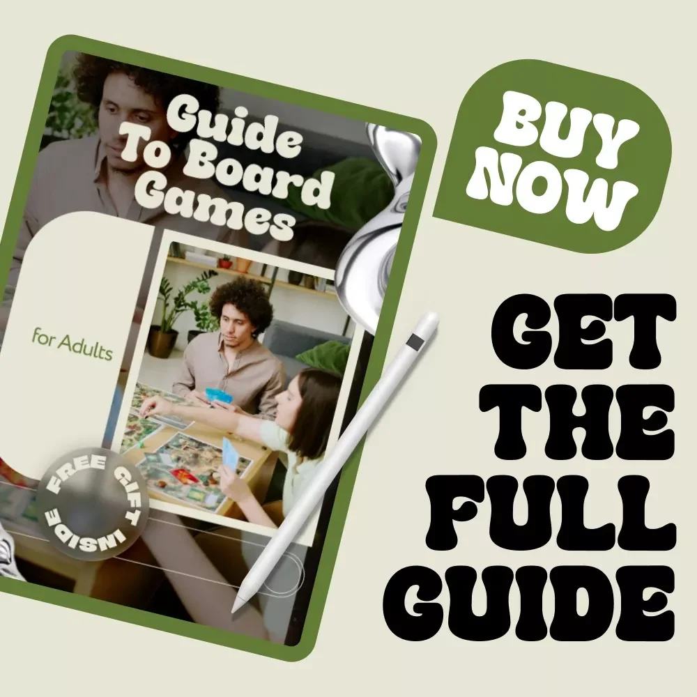 Guide to Board Games for Adults – Ultimate Ebook of Board Games Ideas for Adults, Strategy, Party & Cooperative Game Nights