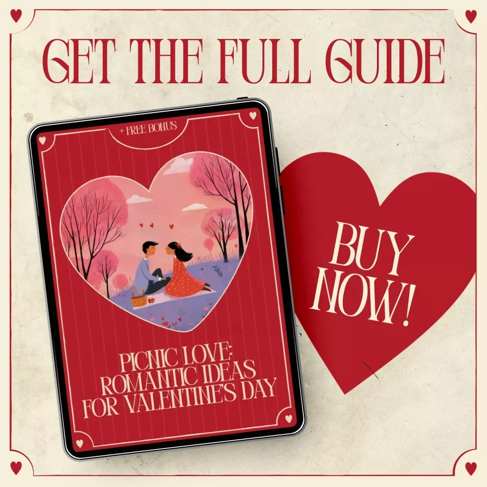 Picnic Love: Romantic Ideas for Valentine’s Day – Valentine’s Day Picnic Guide, Romantic Picnic Planning, Digital Download for Couples