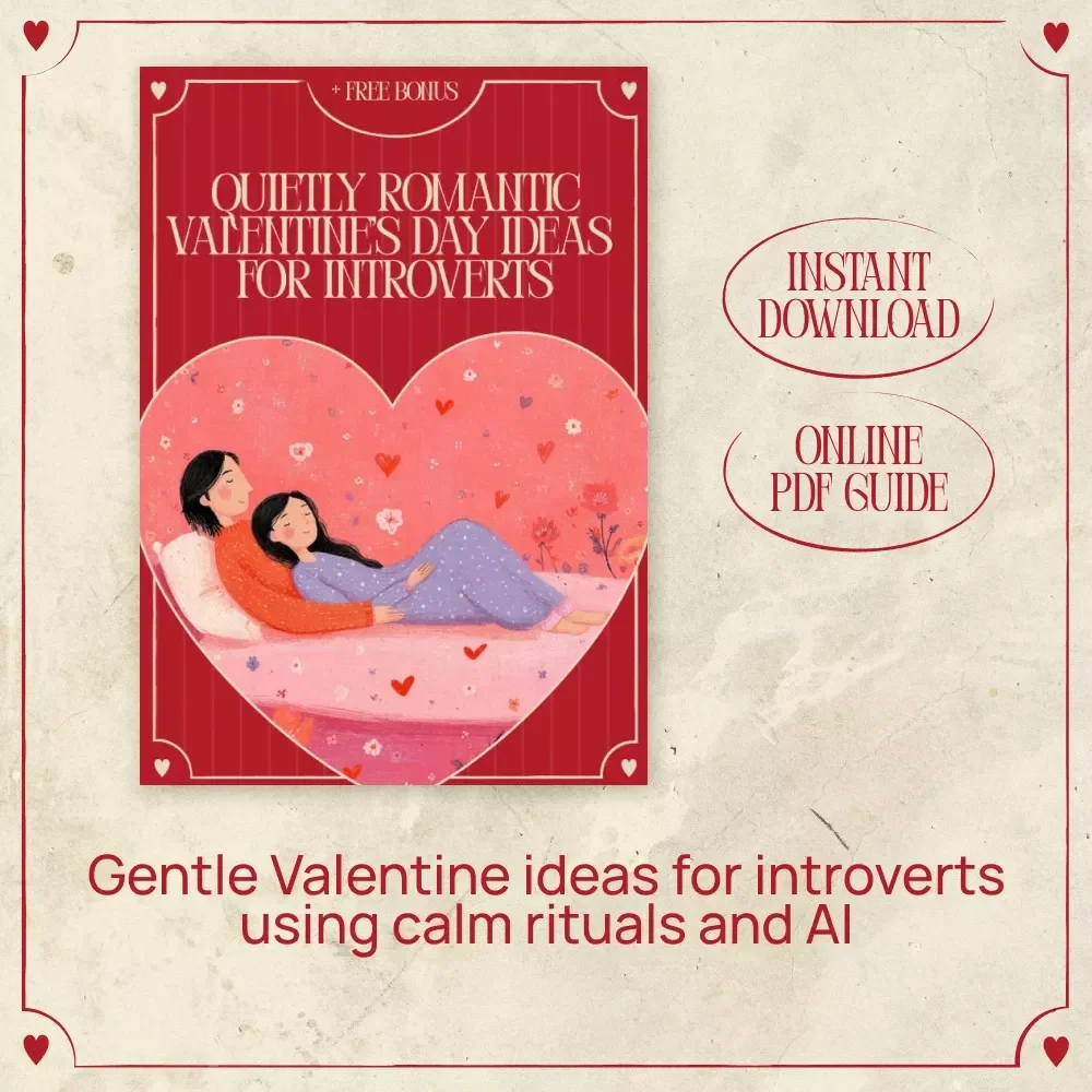 Quietly Romantic Valentine’s Day Ideas for Introverts | A Calm, Meaningful Guide to Valentine’s Day Experience Ideas for Introverted Couples