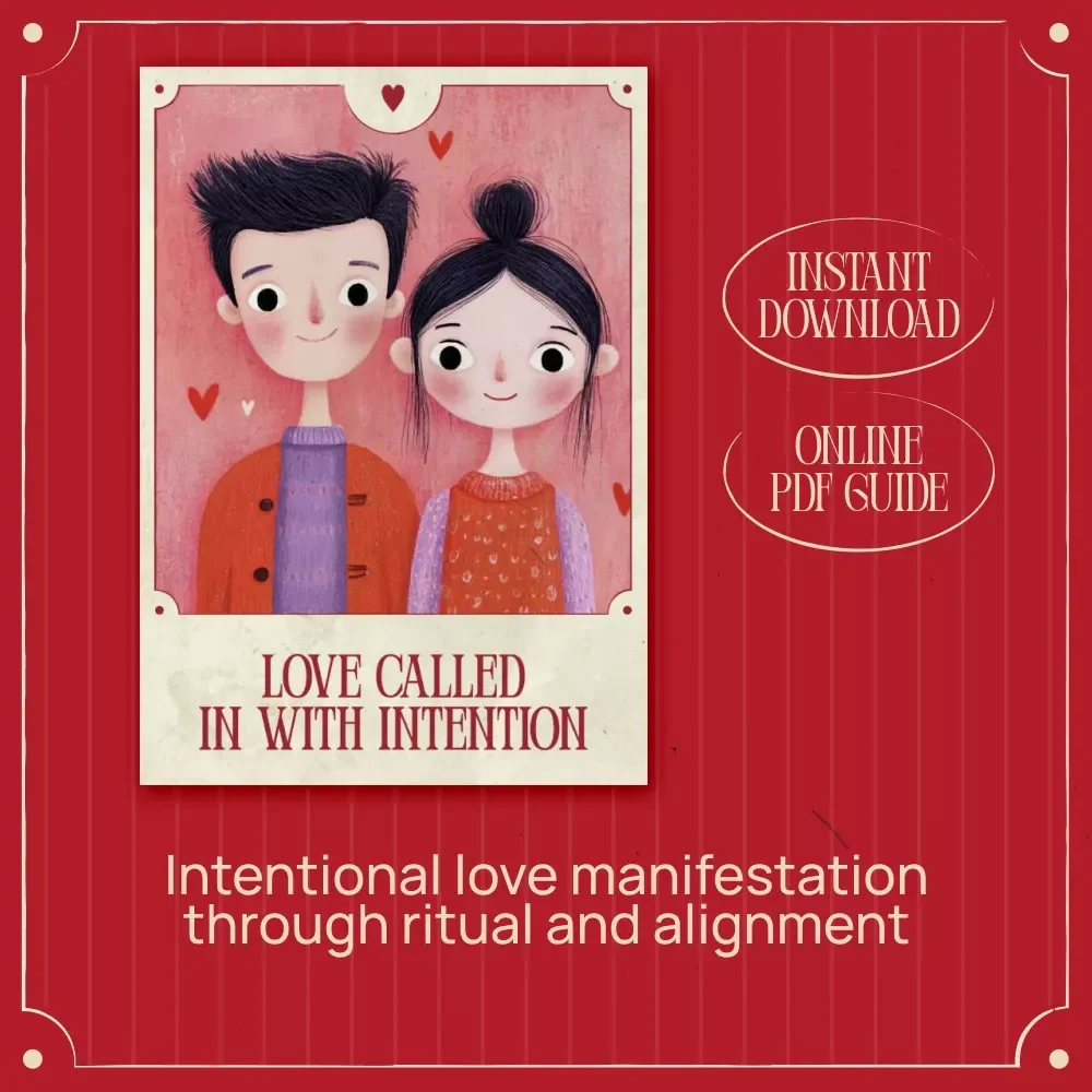Love Called In With Intention – A Valentine’s Day Manifestation Ritual for Love eBook | Guided Love Manifestation & Intentional Ritual Workbook