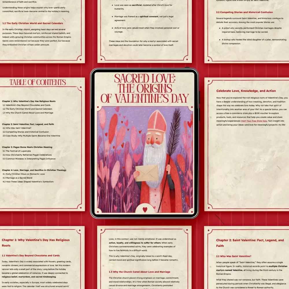 Sacred Love: The Origins of Valentine’s Day – Ebook Exploring the Religious Roots of Valentine’s Day, Christian History & Faith-Based Love Traditions