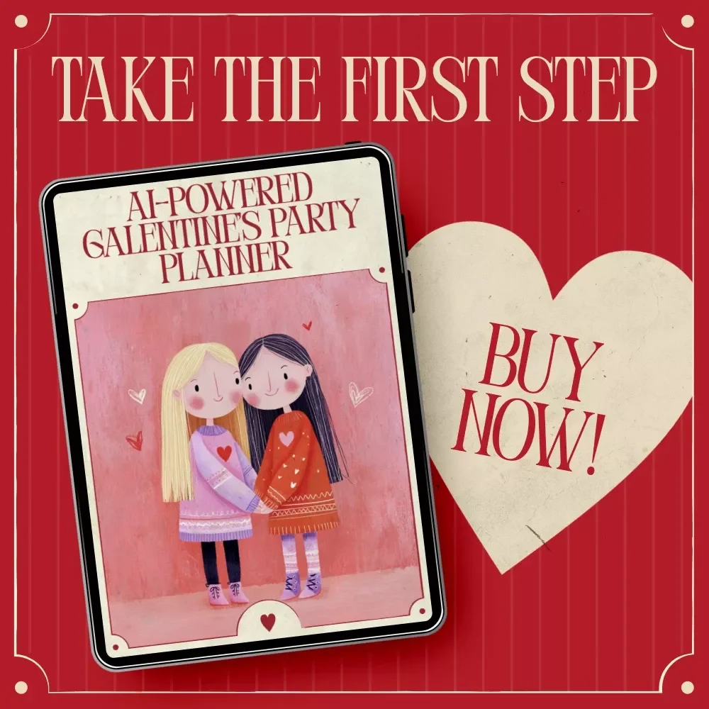 AI-Powered Galentine’s Party Planner | Digital Checklist | AI That Plans a Full Day Itinerary for Galentine's Party