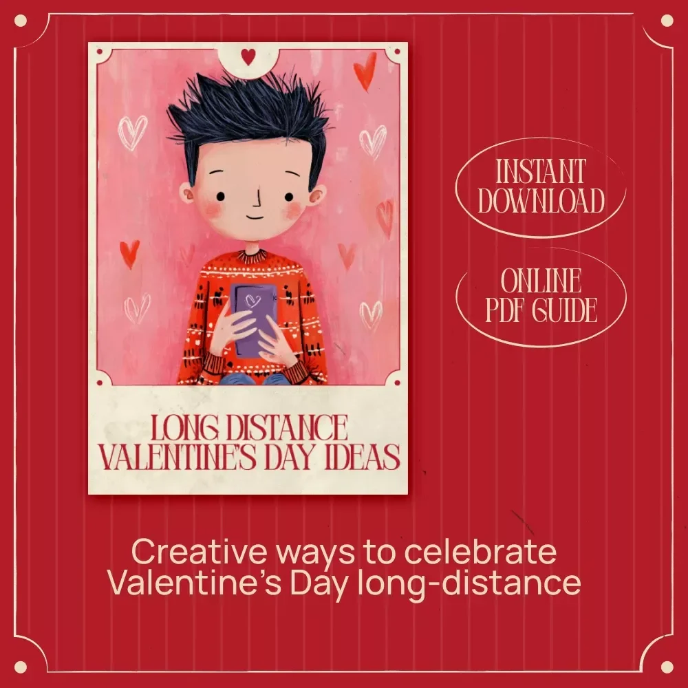 Long Distance Valentine’s Day Ideas – Digital Guide for Valentine’s Day for Long Distance Couples | Romantic Virtual Dates, Thoughtful Gifts & Creative Connection