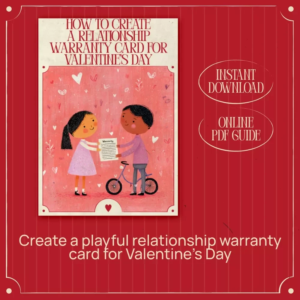 How to Create a Relationship Warranty Card for Valentine’s Day – Fun Romantic Guide & Relationship Warranty Card Gift for Valentine’s Day