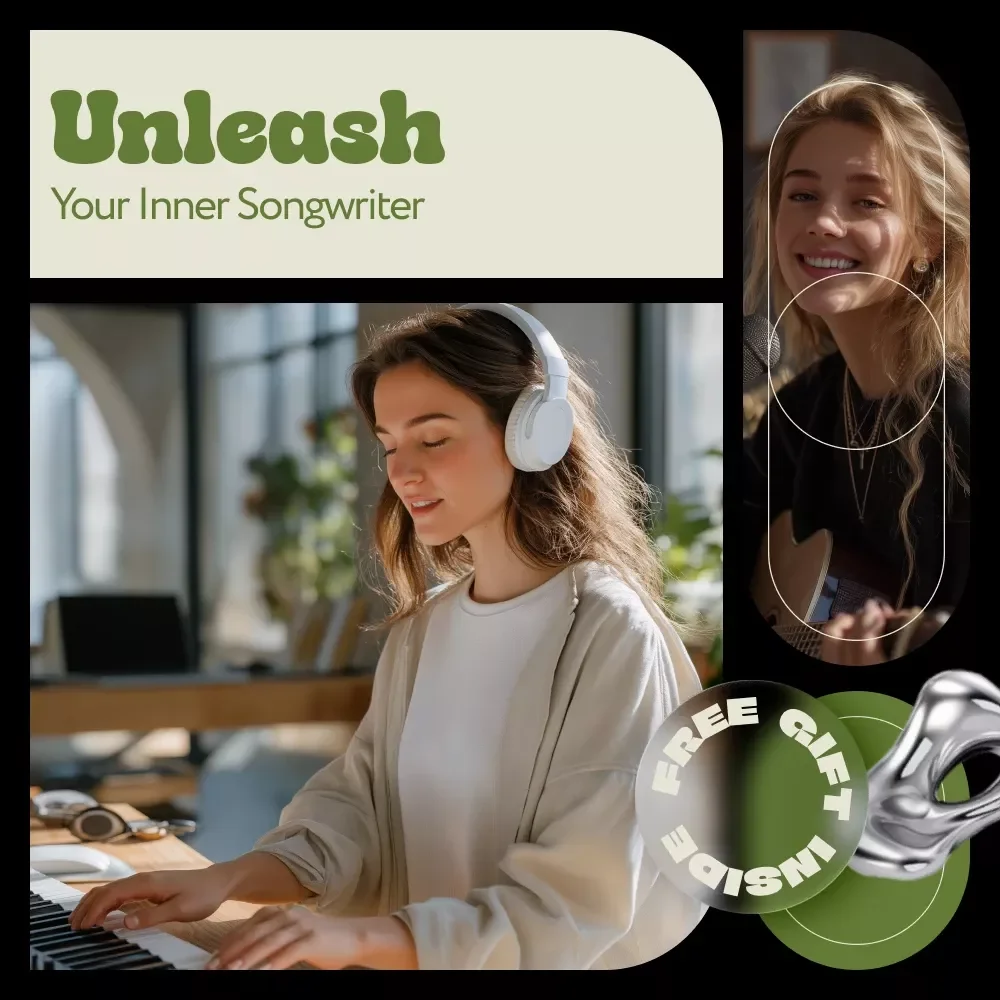 Unleash Your Inner Songwriter | Songwriting Basics for Beginners eBook | Step-by-Step Guide to Writing, Editing & Performing Songs