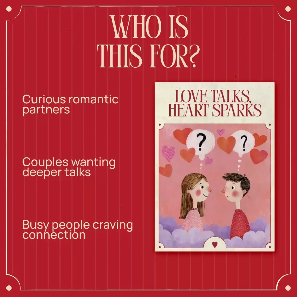 Love Talks, Heart Sparks – A Meaningful Relationship Guide with Valentine’s Day Questions That Bring Couples Closer | Digital Download