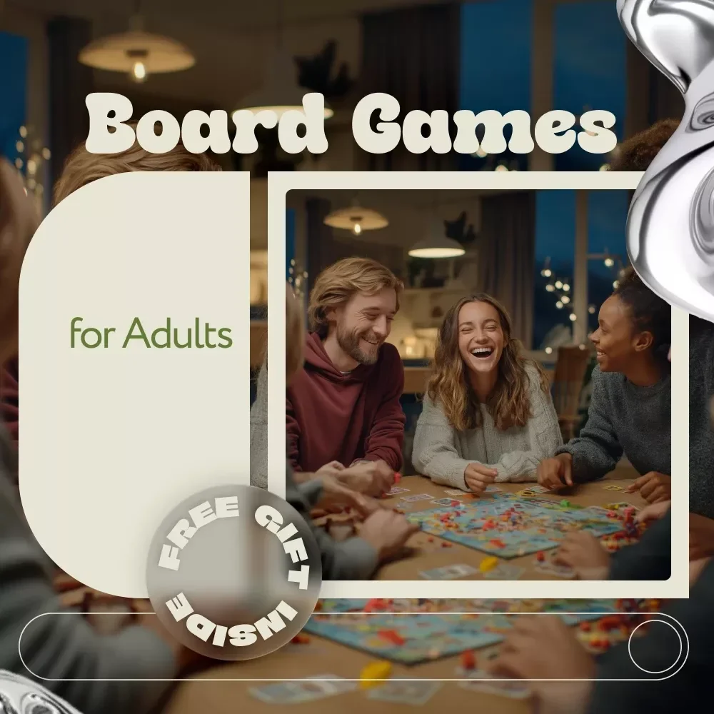 Guide to Board Games for Adults – Ultimate Ebook of Board Games Ideas for Adults, Strategy, Party & Cooperative Game Nights