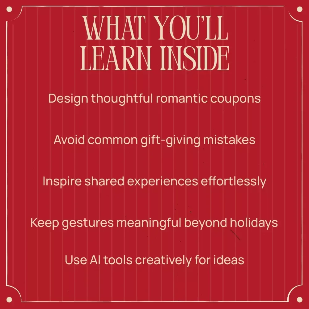 Love You Can Redeem Anytime – Thoughtful Love Coupon Book Guide, Romantic Digital Download, Printable Relationship Gift, Valentine’s Day & Anniversary eBook