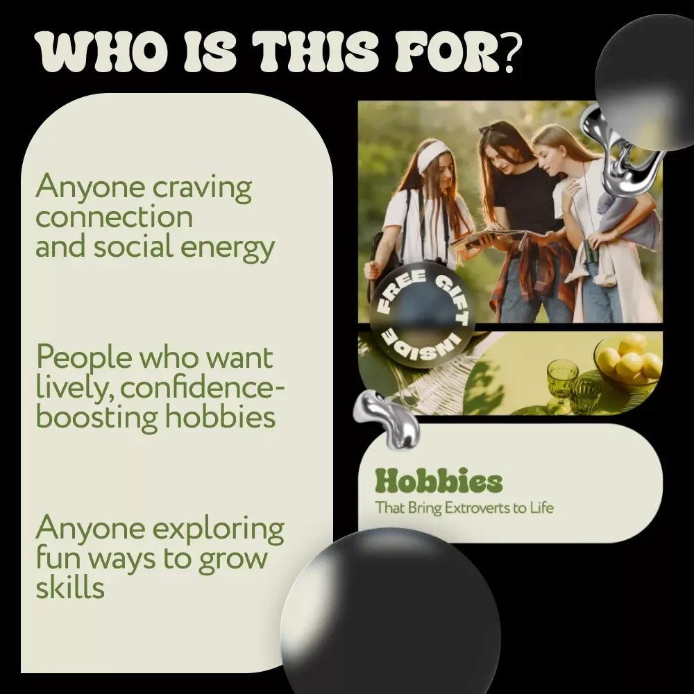 Hobbies That Bring Extroverts to Life – Social, Creative & Adventure eBook Guide | Discover What Suits Extroverts Best