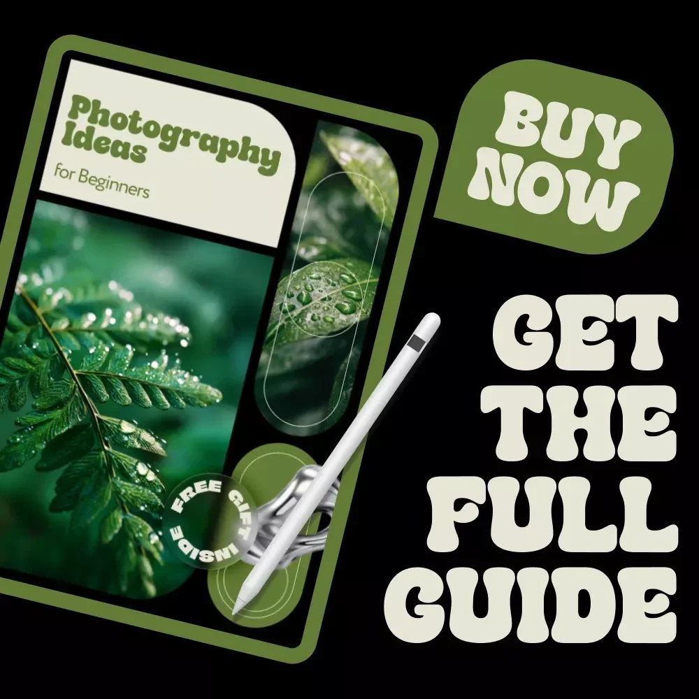 Photography Ideas for Beginners | Step-by-Step Beginner Photography eBook, Creative Photo Inspiration, Composition, Lighting & Gear Guide