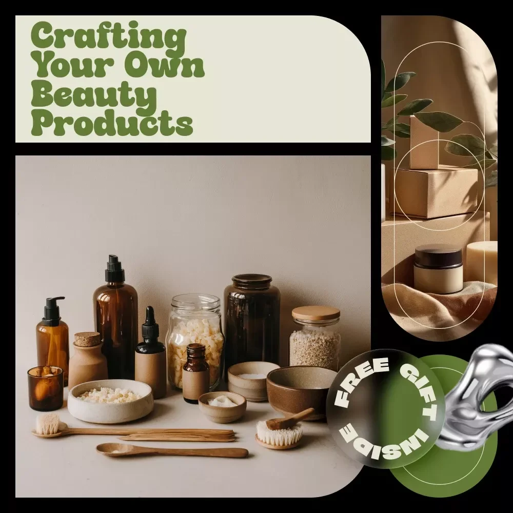 Crafting Your Own Beauty Products – Natural Beauty Product Crafting Guide for DIY Skincare, Haircare & Clean Beauty Beginners