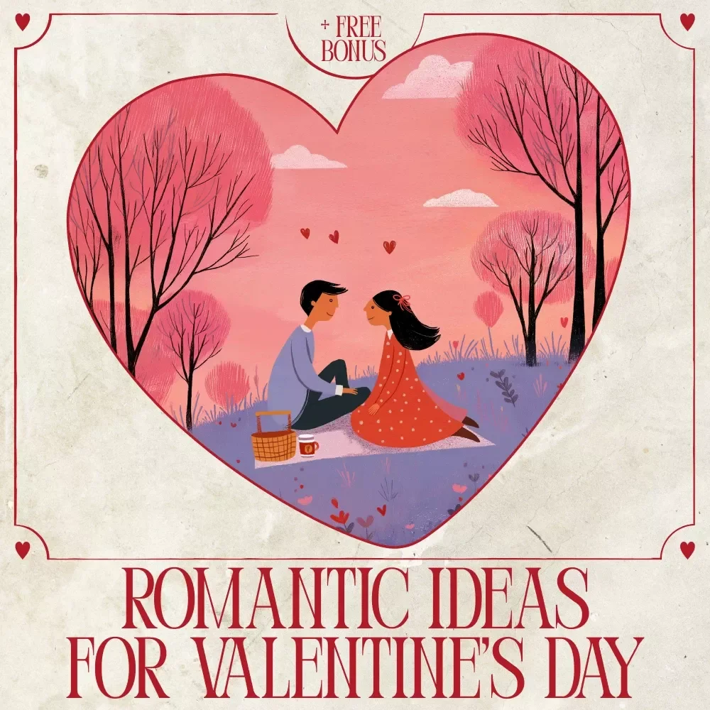 Picnic Love: Romantic Ideas for Valentine’s Day – Valentine’s Day Picnic Guide, Romantic Picnic Planning, Digital Download for Couples