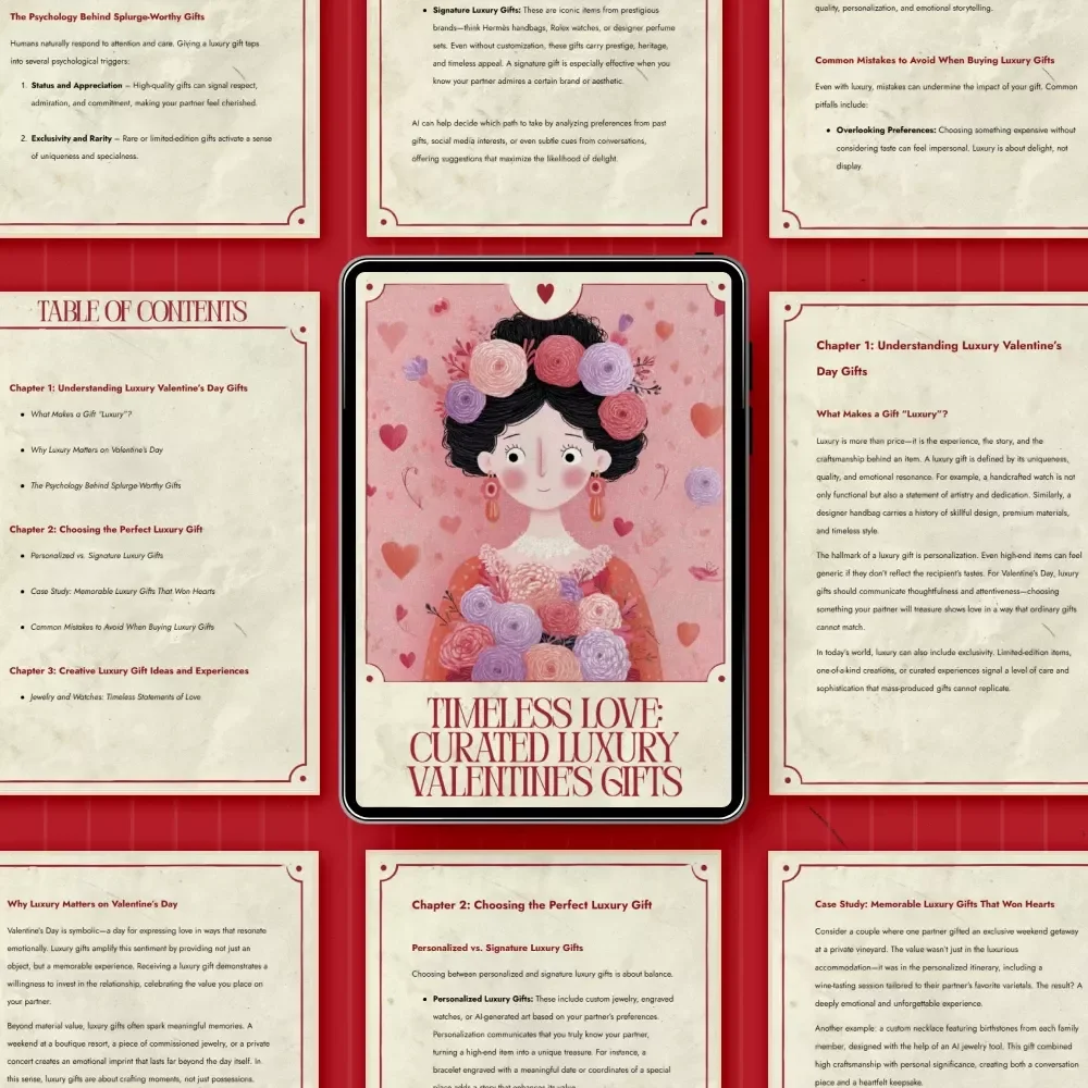 Timeless Love: Curated Luxury Valentine’s Gifts – A Premium Guide to Luxury Valentine’s Day Gift Ideas, Elegant Experiences & Unforgettable Romantic Moments