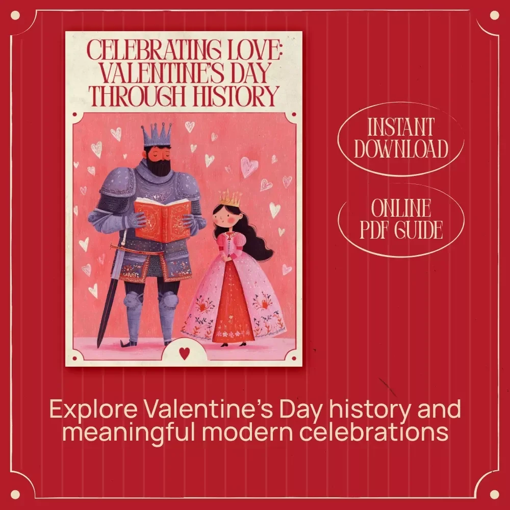 Celebrating Love: Valentine’s Day Through History | Valentine’s Day History Guide, Romantic Traditions eBook, Digital Download
