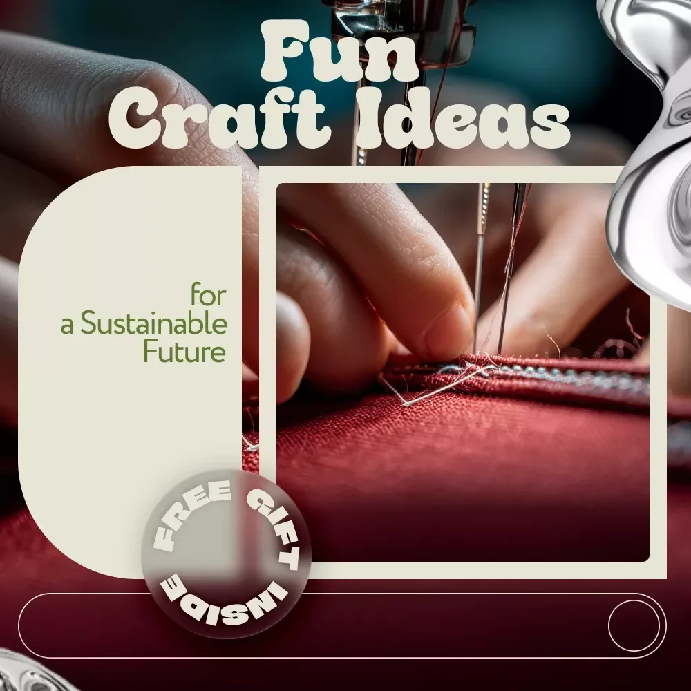 Fun Craft Ideas for a Sustainable Future | Creative Upcycling Craft Ideas to Try | Eco-Friendly DIY eBook Download