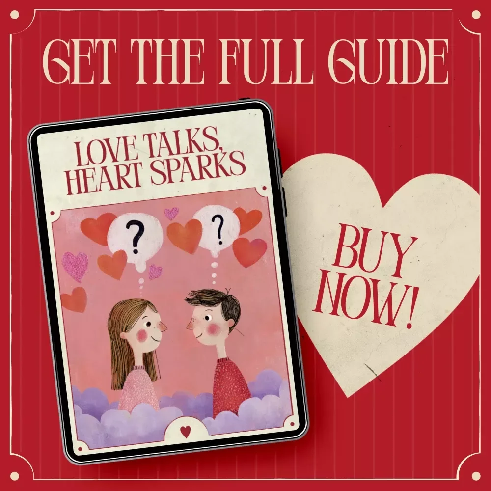 Love Talks, Heart Sparks – A Meaningful Relationship Guide with Valentine’s Day Questions That Bring Couples Closer | Digital Download