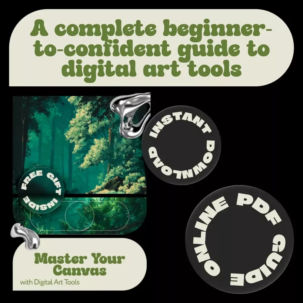 Master Your Canvas with Digital Art Tools | Beginner-Friendly Ebook with Digital Art Tools Explained