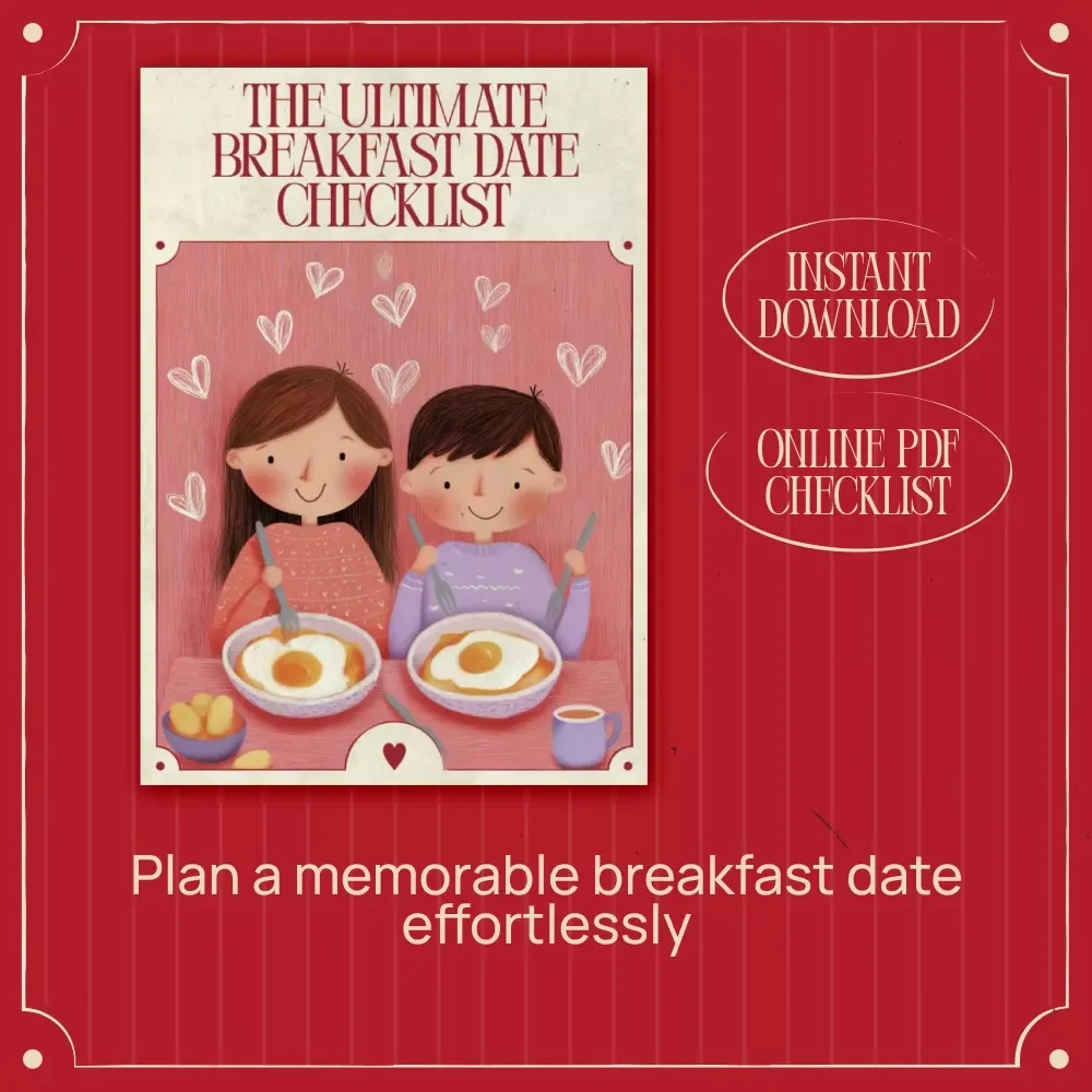 The Ultimate Breakfast Date Checklist – How to Make a Breakfast Date Easy, Romantic & Fun | Morning Date Planning Printable