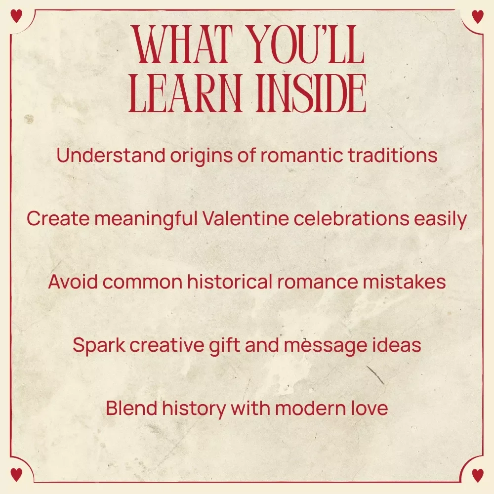 A Charming Guide to Early Valentine’s Day Customs – Historical Romance, Traditions & Love Rituals Digital Guide