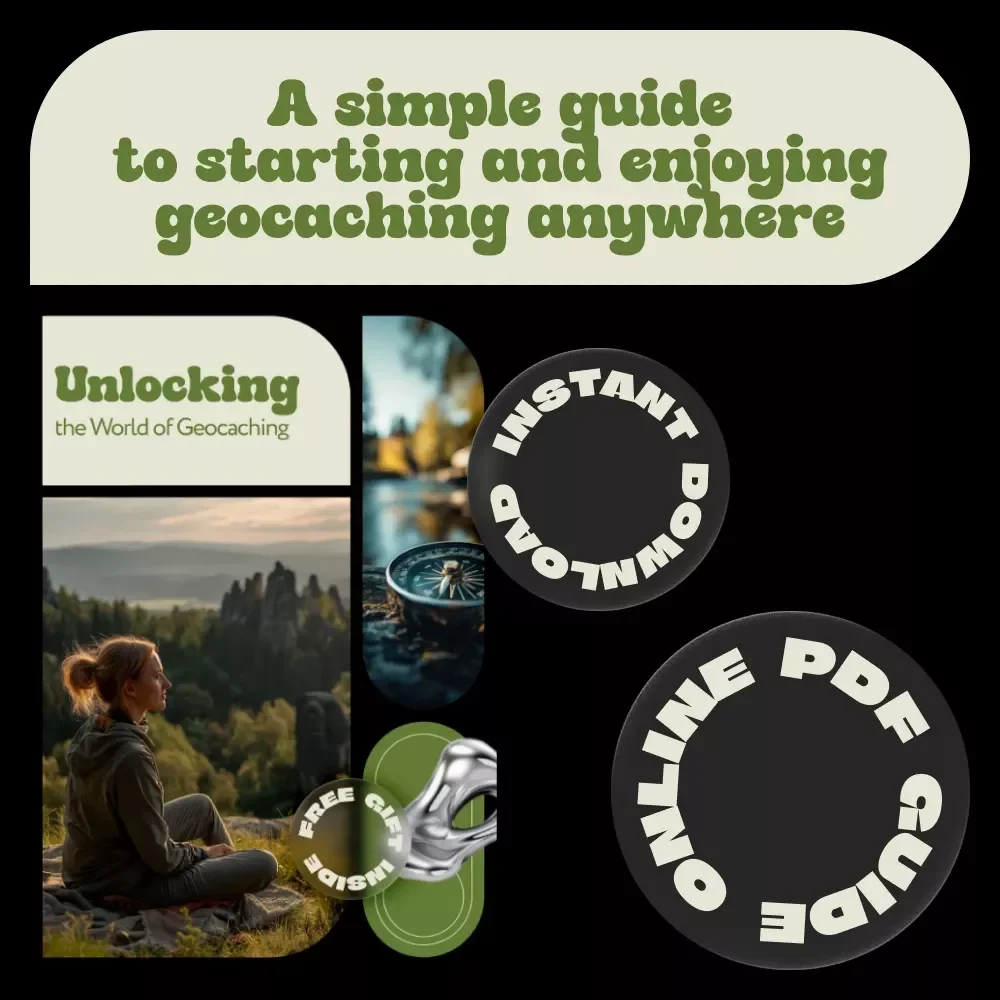 Unlocking the World of Geocaching | Beginner-Friendly eBook Guide Explaining what is geocaching, Global Adventures & Smart Treasure Hunting